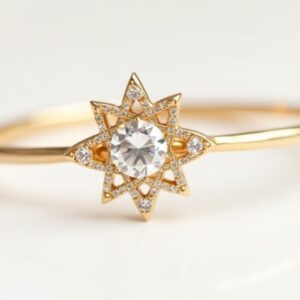 צמיד כוכב זהב