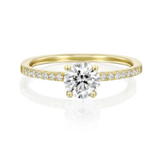 טבעת אירוסין 2 קראט 14K