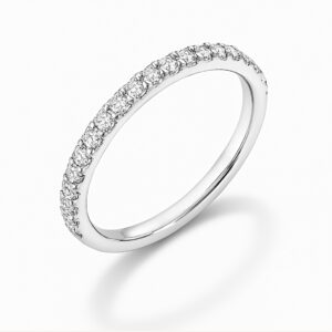 טבעת שורה 0.10 קראט יהלומים טבעיים 14K