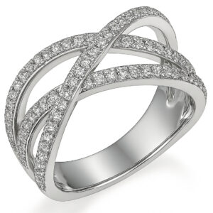 טבעת אינטרנטי 0.90 קראט 14K